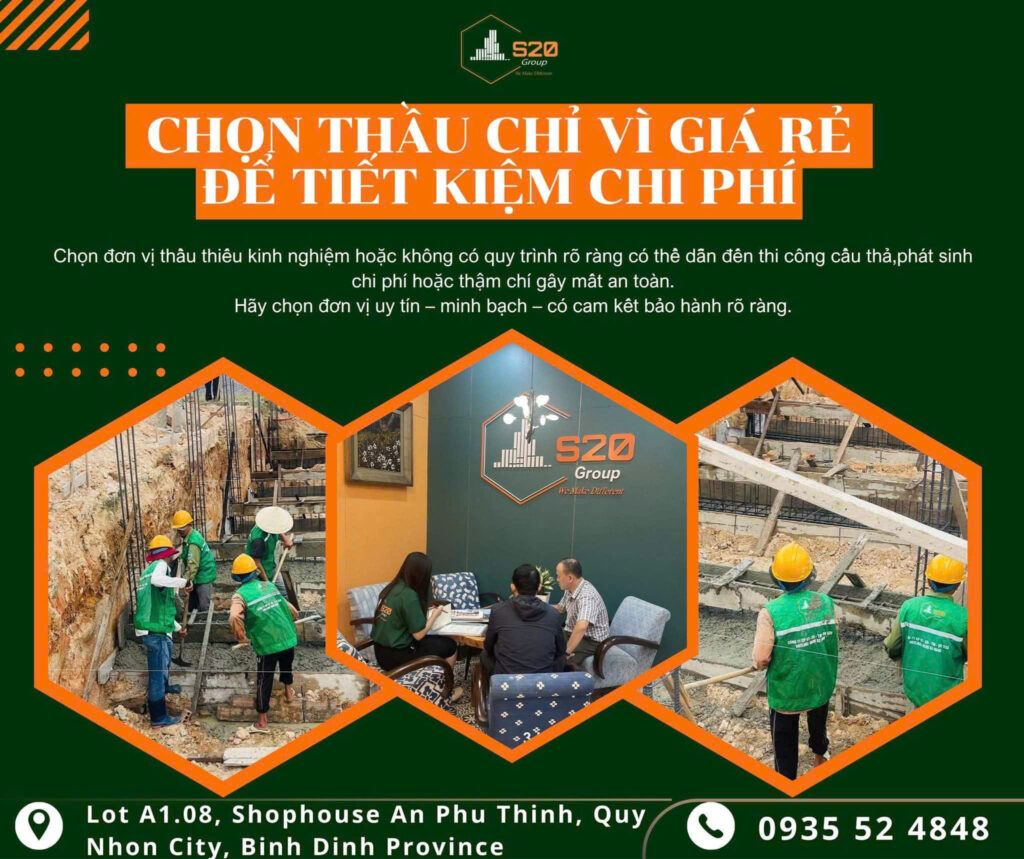 So sánh báo giá xây dựng  giữa các nhà thầu cần đi kèm kiểm tra chất lượng thi công