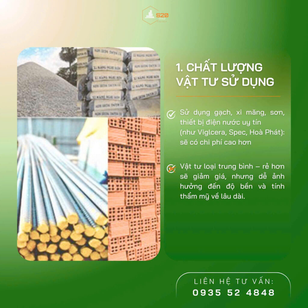 Vật tư xây dựng cao cấp
