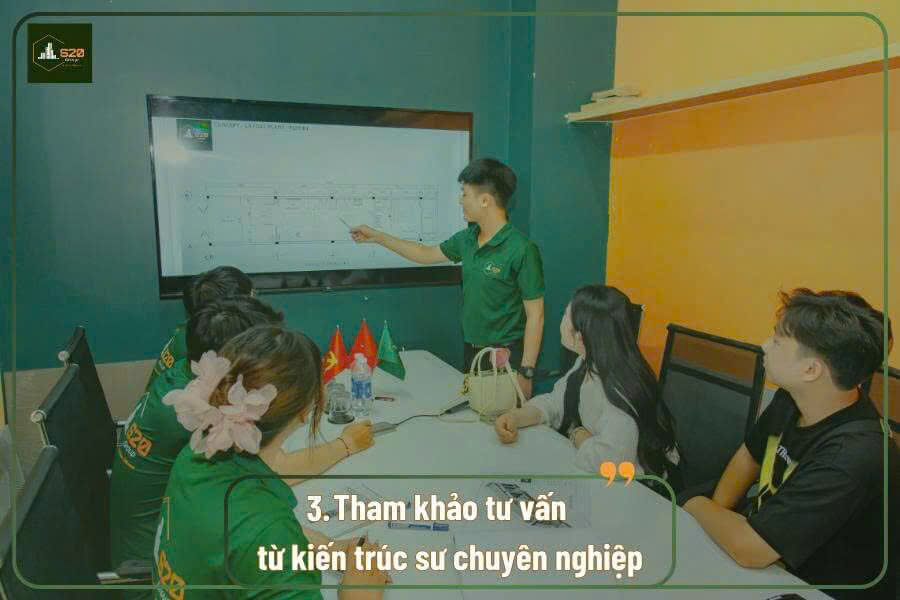 tham khảo tư vấn từ kiến trúc sư