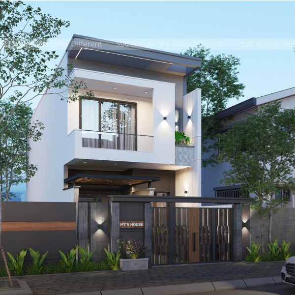 Mẫu nhà 2 tầng hiện đại