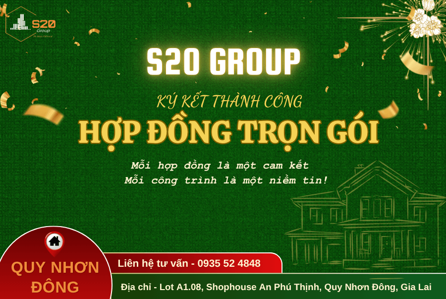 Xây nhà trọn gói S20 Group