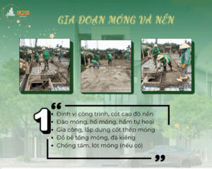 Giai đoạn móng và nền