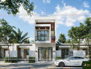 nhà phố 1 trệt 1 lầu