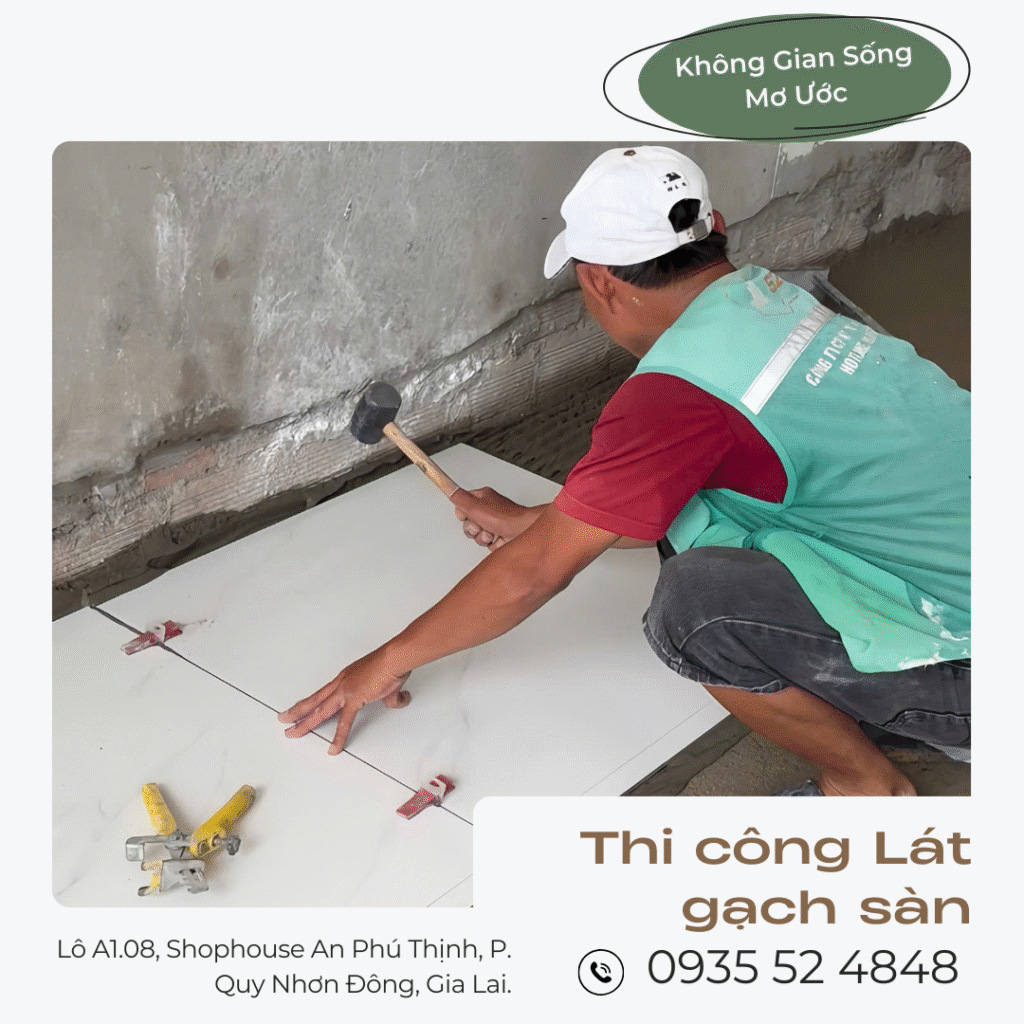 Tiến độ tầng 1
