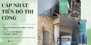 Cập nhật tiến độ nhà chị Bích ở An Nhơn