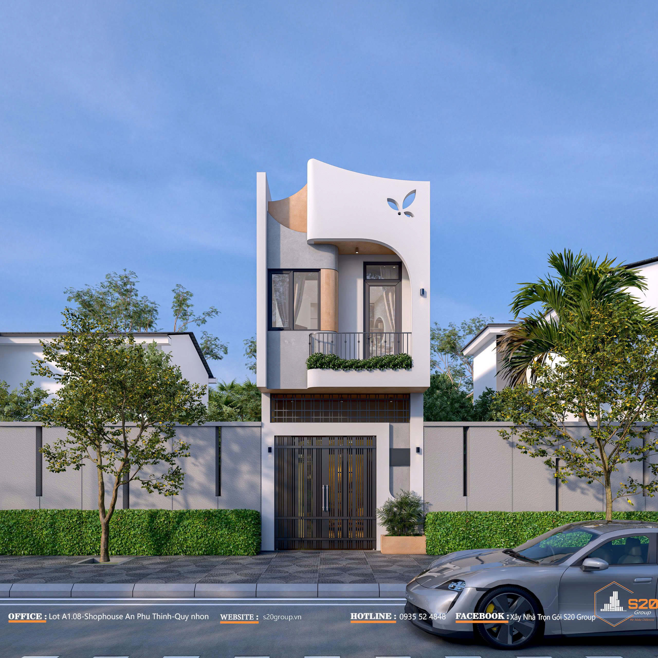 nhà phố 1 trệt 1 lầu